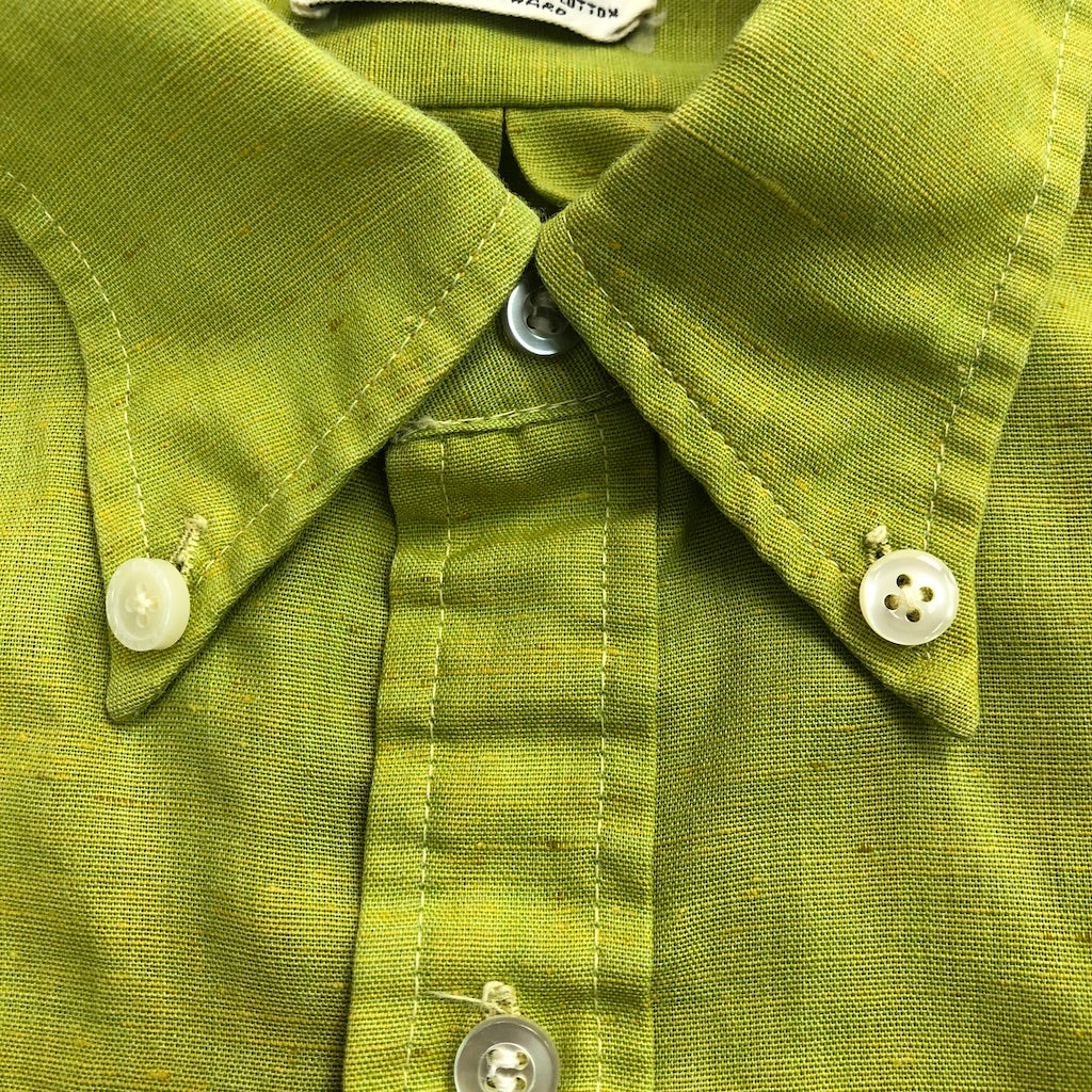 70s vintage BRENT prep ブレントプレップ BDシャツ 半袖 ボタンダウン