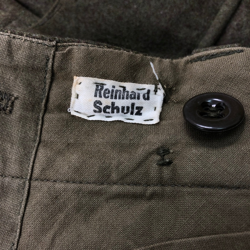 ドイツ軍 ヘビーウールパンツ トラウザーズ ミリタリーパンツ Reinhard Schulz