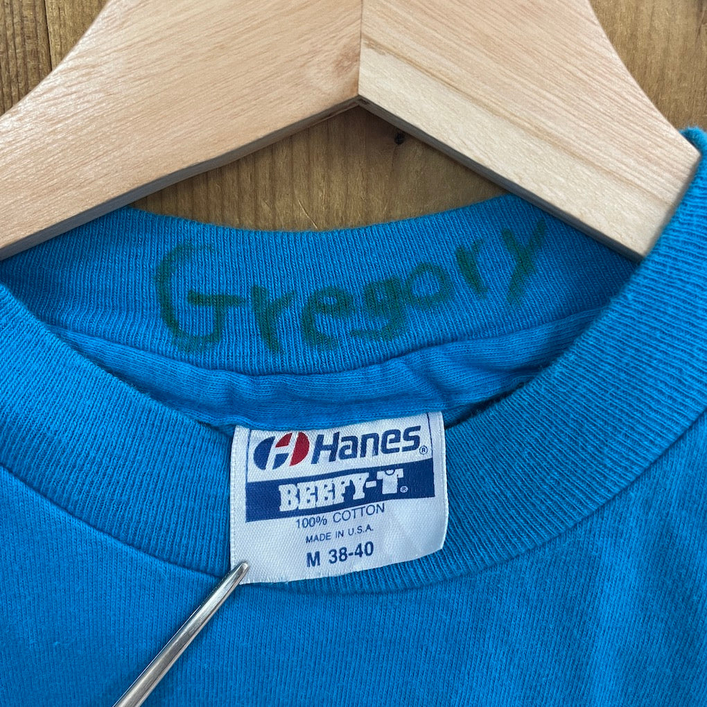 90s vintage USA製 Hanes ヘインズ L.L.Bean エルエルビーン プリントTシャツ 半袖 カットソー コットン