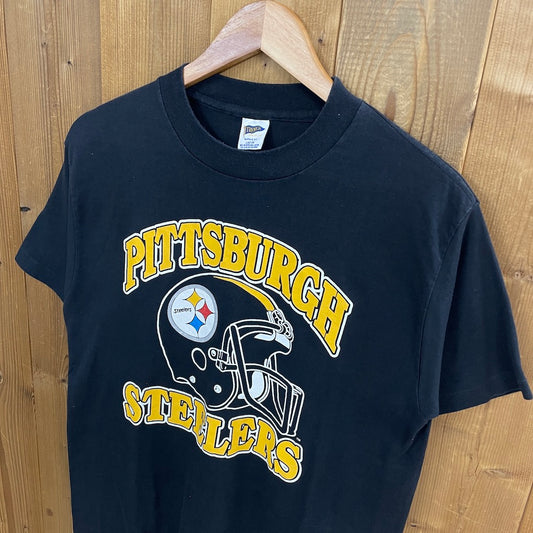 80s vintage USA製 TRENCH  Pittsburgh Steelers ピッツバーグ・スティーラーズ プリントTシャツ 半袖
