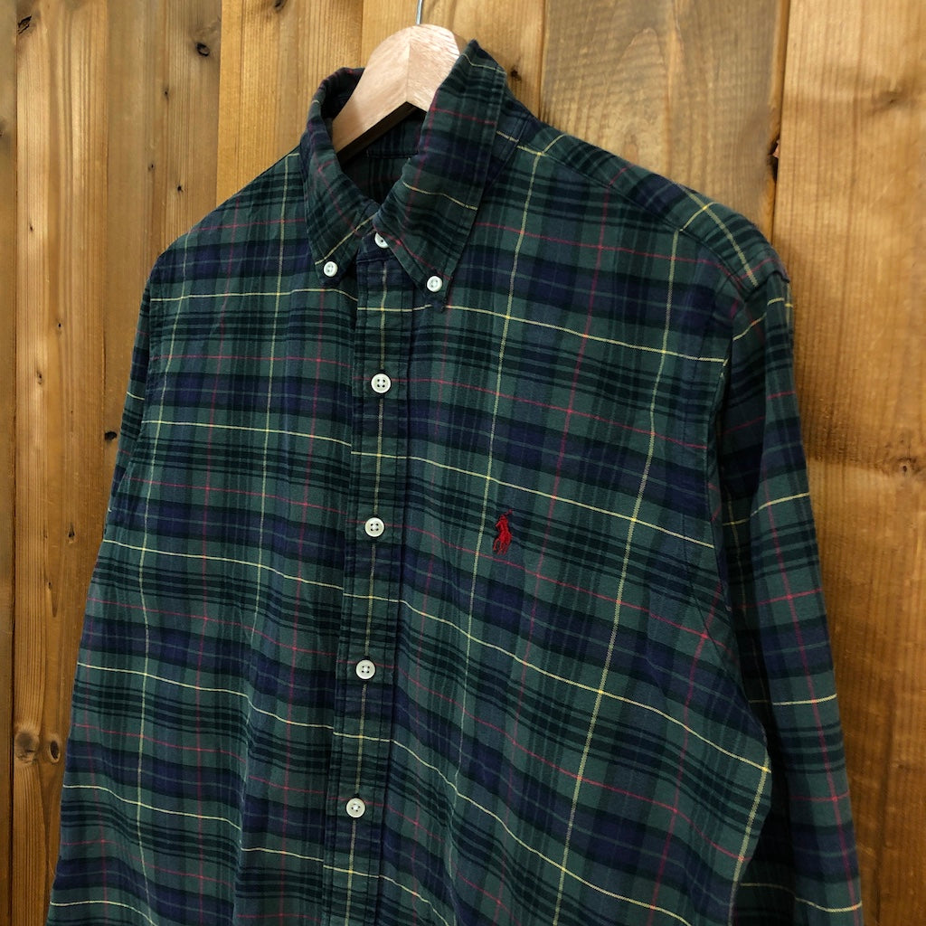 RALPH LAUREN ラルフローレン 長袖シャツ BDシャツ ボタンダウン  CUSTOM FIT カスタムフィット