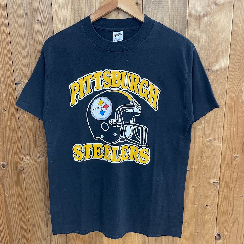 80s vintage USA製 TRENCH  Pittsburgh Steelers ピッツバーグ・スティーラーズ プリントTシャツ 半袖