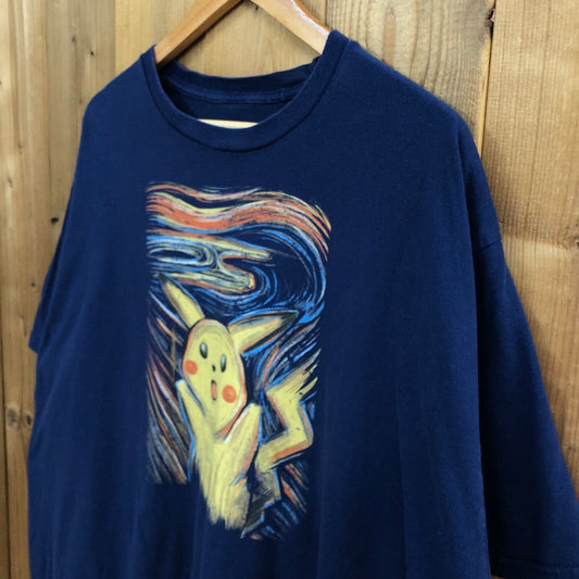 Pokemon ポケモン ピカチュウ ムンクの叫び プリントTシャツ 半袖 カットソー Unknown