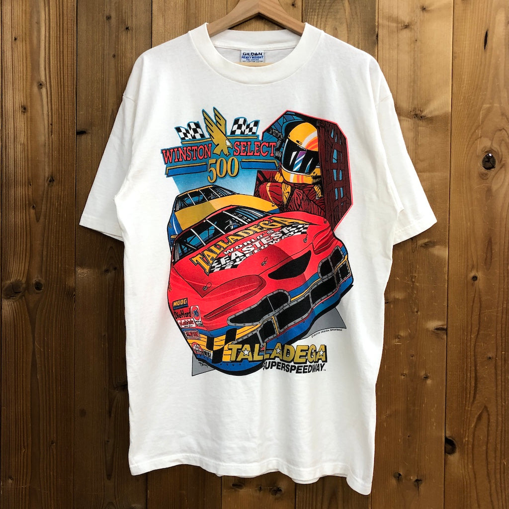 90s vintage GILDAN ギルダン NASCAR ナスカー 1996 Winston Cup ウィンストンカップ  プリントTシャツ 半袖 カットソー 古着/USEDシャツ