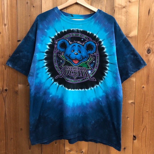 LIQUID BLUE リキッドブルー GRATEFUL DEAD グレイトフル・デッド Tシャツ 半袖 カットソー ビッグプリント タイダイ染め バンドTシャツ