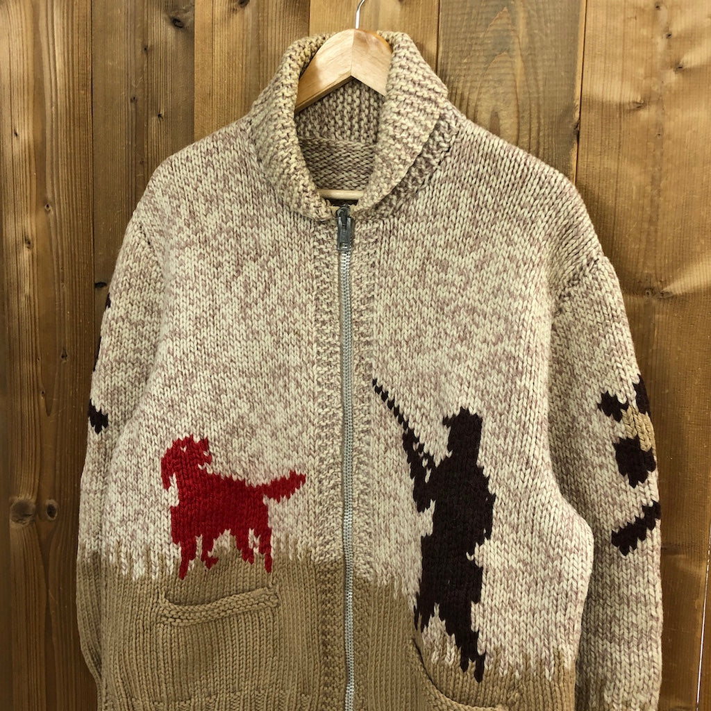 激レア RALPH LAUREN ショールカラー ニットカーディガンR-3997-