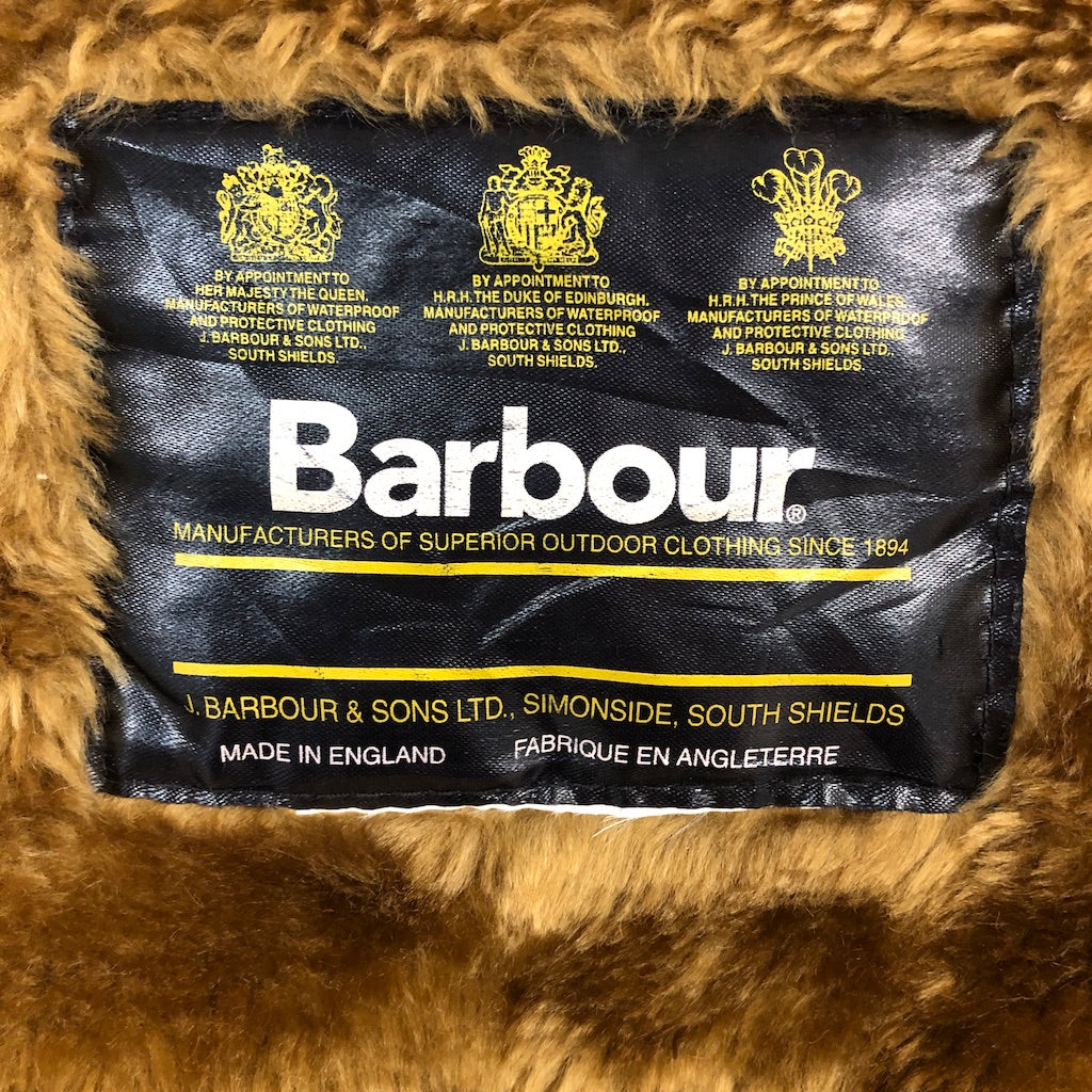 イングランド製 90s vintage Barbour バブアー ライナーベスト ファーベスト 3ワラント