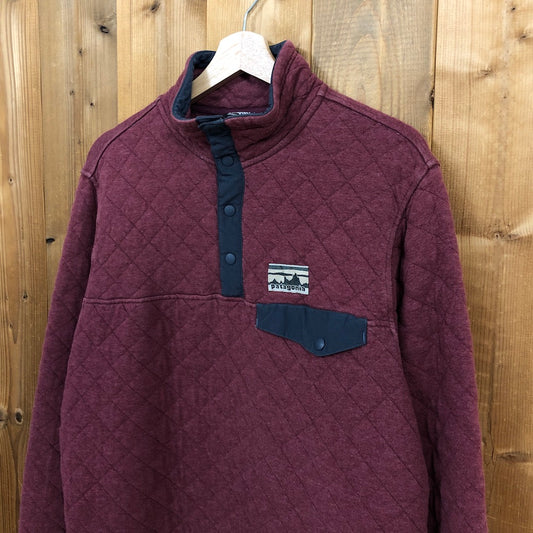 patagonia パタゴニア オーガニックコットン キルティング スナップT フリースジャケット ダイヤモンドキルト 25370