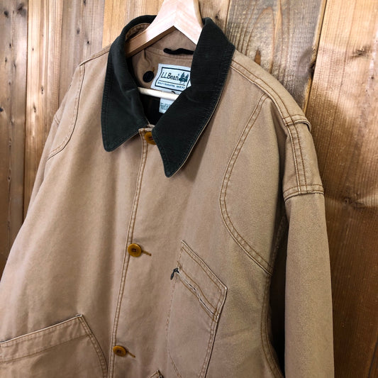 L.L.Bean エルエルビーン ハンティングジャケット ライナー付き カバーオール オーカー