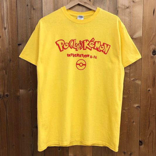 GILDAN ギルダン Pokemon ポケモン Tシャツ 半袖 カットソー キャラクターTシャツ ビッグプリント バックプリント