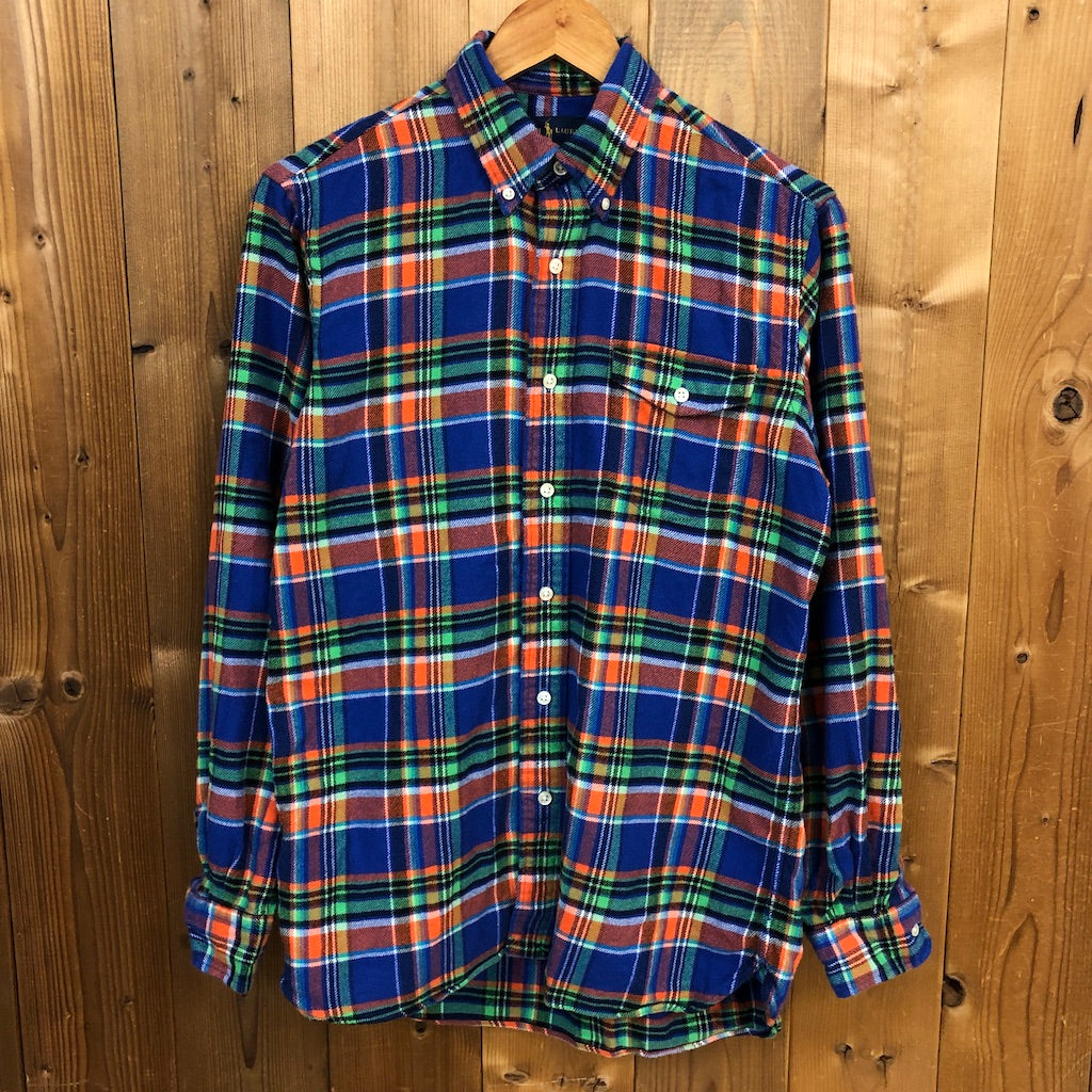 RALPH LAUREN ラルフローレン 長袖シャツ BDシャツ ボタンダウン コットン チェック
