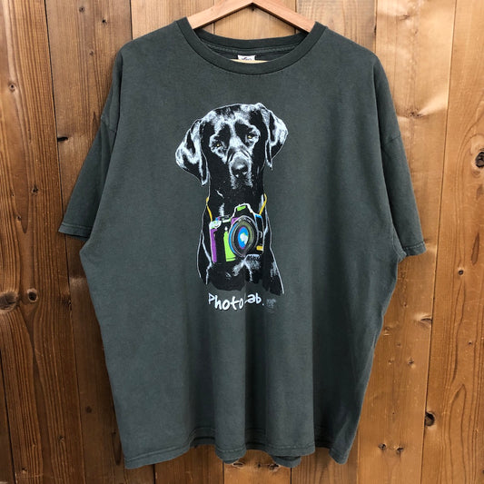 DELTA デルタ プリントTシャツ 半袖 カットソー 犬 DOG カーキ