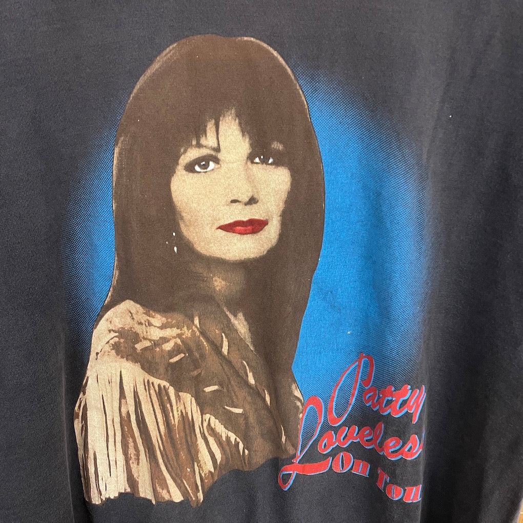 90s vintage USA製 TENNESSEE RIVER Patty Loveless ツアーT プリントTシャツ 半袖 カットソー 古着/USED