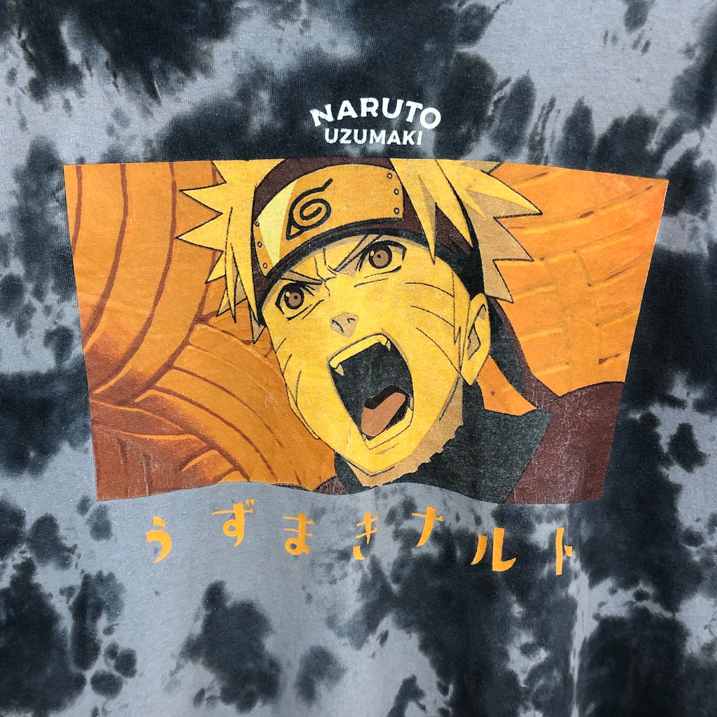 90s USA製　ナルト　NARUTO 黒Tシャツ　プリント