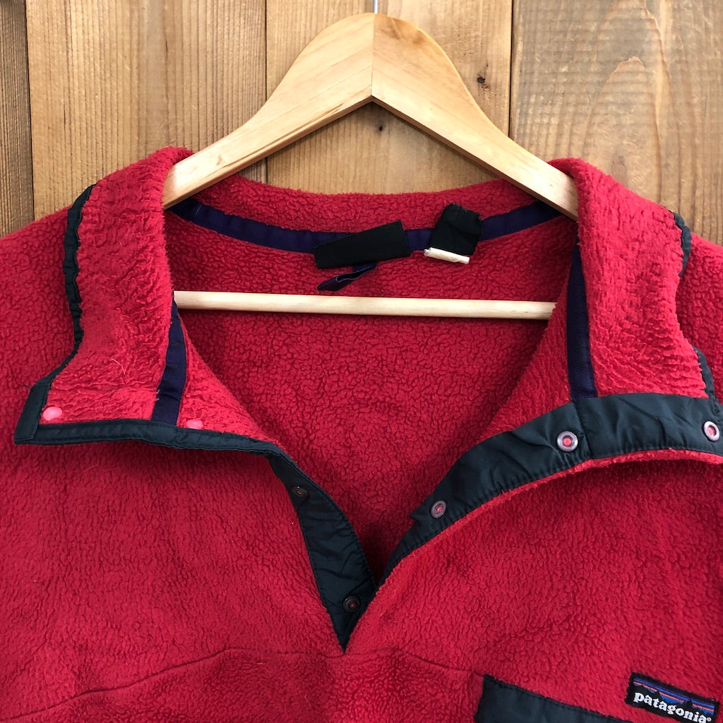 90s vintage USA製 Patagonia パタゴニア スナップT シンチラ 雪なしタグ フリース プルオーバー