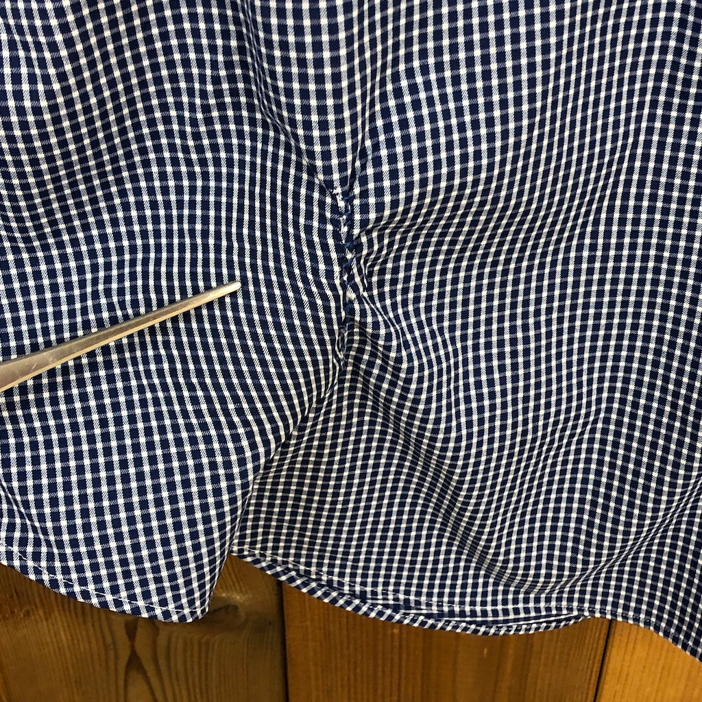 POLO RALPH LAUREN ポロラルフローレン 長袖シャツ チェック ホワイト/ネイビー