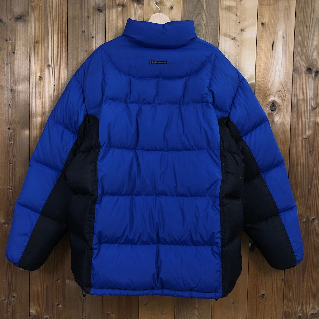 90s vintage POLO SPORT ポロスポーツ RALPH LAUREN ラルフローレン R1 ダウンジャケット ナイロン