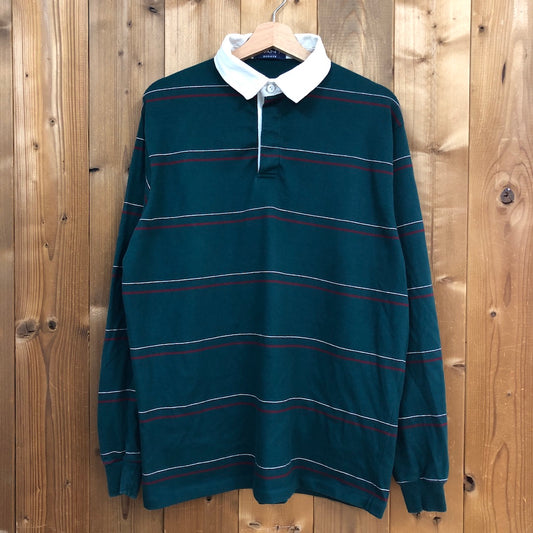 GANT RUGGER ガントラガー ラガーシャツ 長袖 ポロシャツ グリーン、ホワイト、レッド