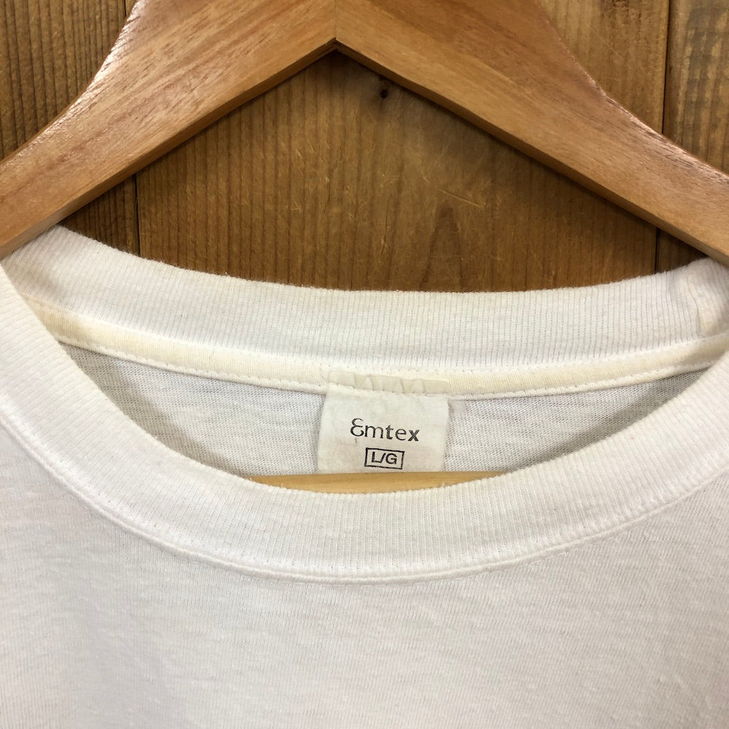 Emtex Tシャツ 半袖 カットソー ビッグプリント