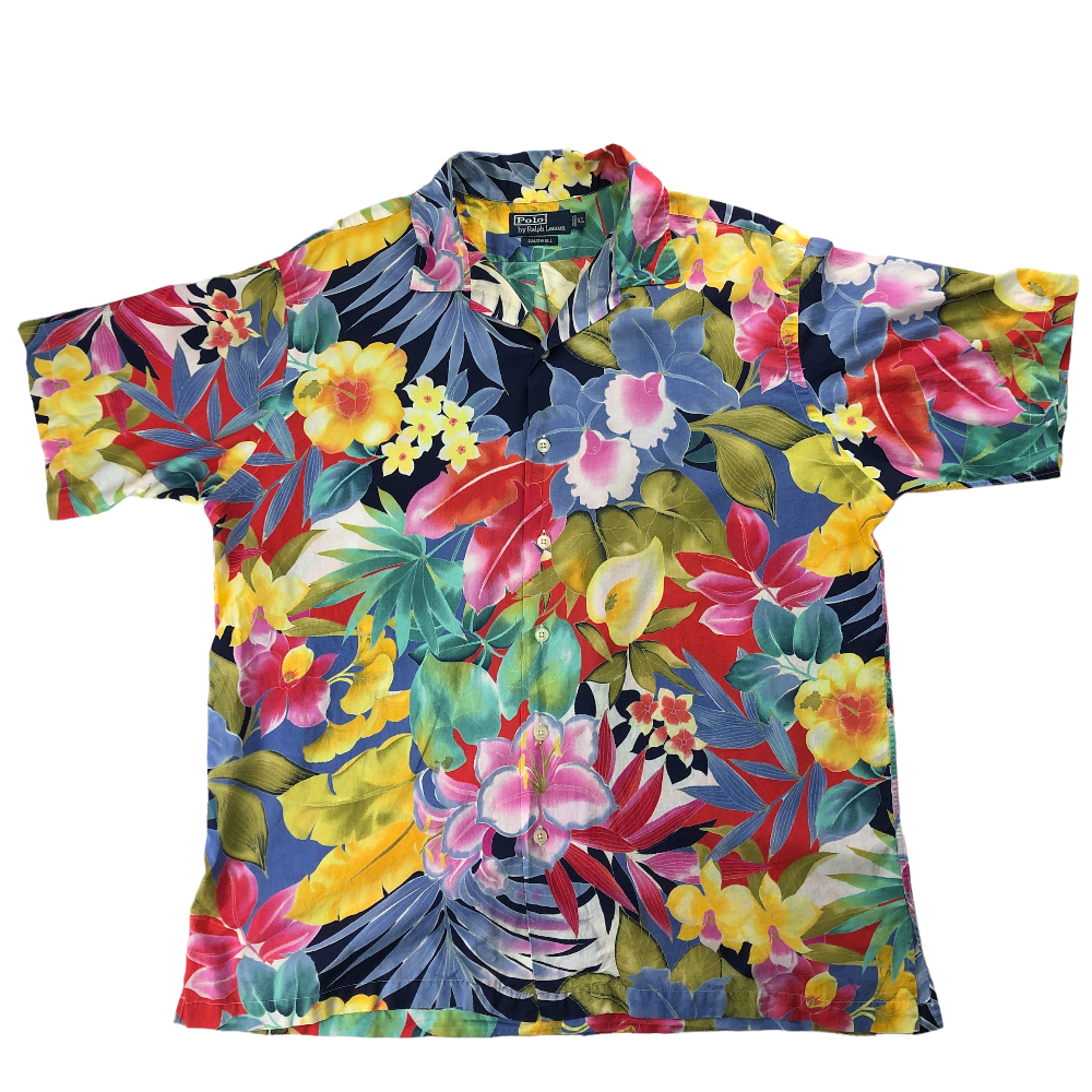 Polo by Ralph Lauren ポロバイラルフローレン アロハシャツ 半袖 シャツ 総柄 CALDWELL コールドウェル