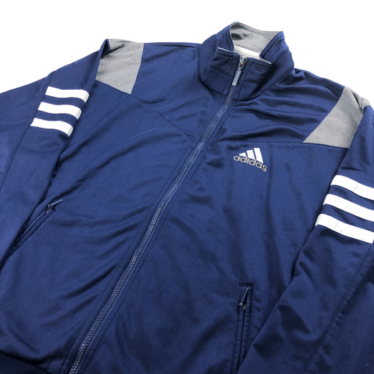 90s adidas アディダス 万国旗タグ ナイロンジャージ 刺繍　パフォーマンスロゴ ジップアップ