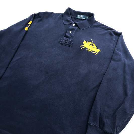 Polo by Ralph Lauren ポロバイラルフローレン ポロシャツ 長袖 刺繍ロゴ 3