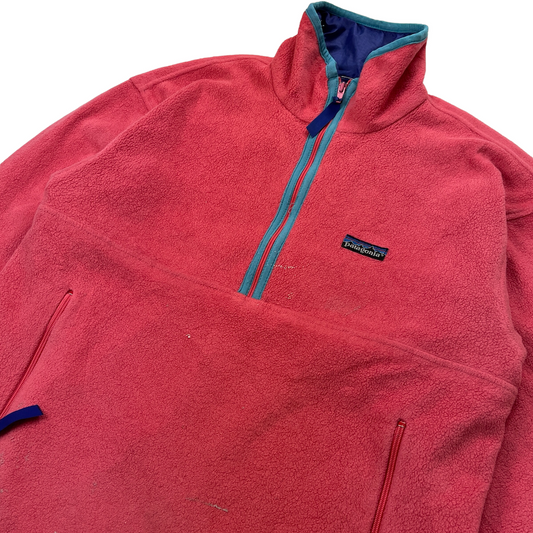 USA製 patagonia パタゴニア フリースジャケット ハーフジップ プルオーバー