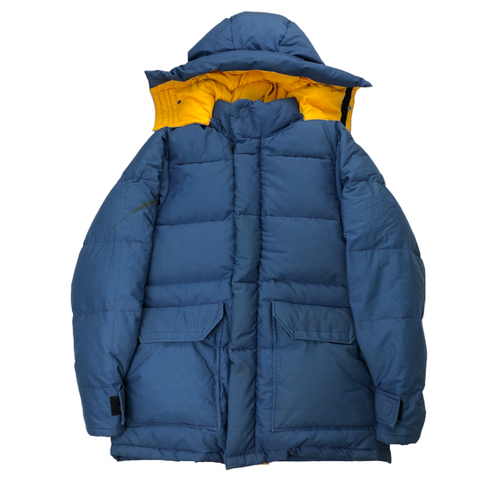 80s vintage THE NORTH FACE ノースフェイス 茶タグ BROOKS RANGE ブルックスレンジ オリジナル 初期 ダウンジャケット ジップアップ フルジップ