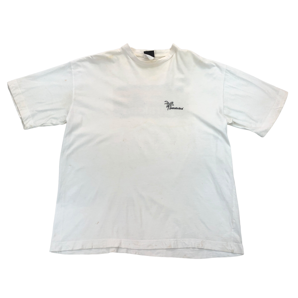 90s vintage patagonia パタゴニア pataloha プリントTシャツ カットソー 半袖 ビッグロゴ