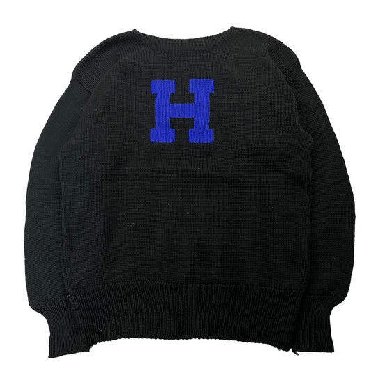 50s vintage USA製 Roper knitting co.inc. ウールセーター ボートネック アルファベット