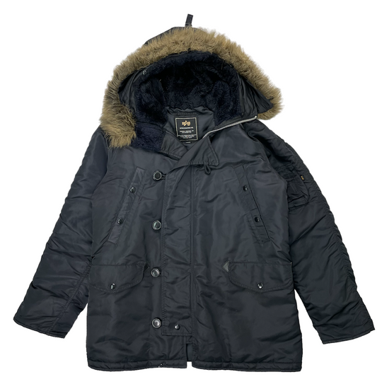 ALPHA INDUSTRIES アルファインダストリーズ N-3B フライトジャケット ミリタリージャケット 米空軍 フルジップ ジップアップ
