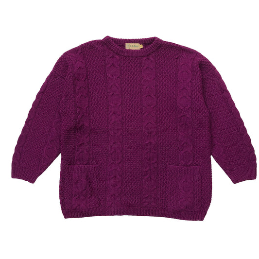 90s vintage L.L.Bean ニット セーター フィッシャーマン プルオーバー