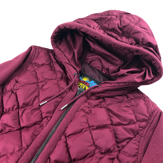 Eddie Bauer エディバウアー 日の出タグ キルティングジャケット ジップアップ 中綿 フーディ