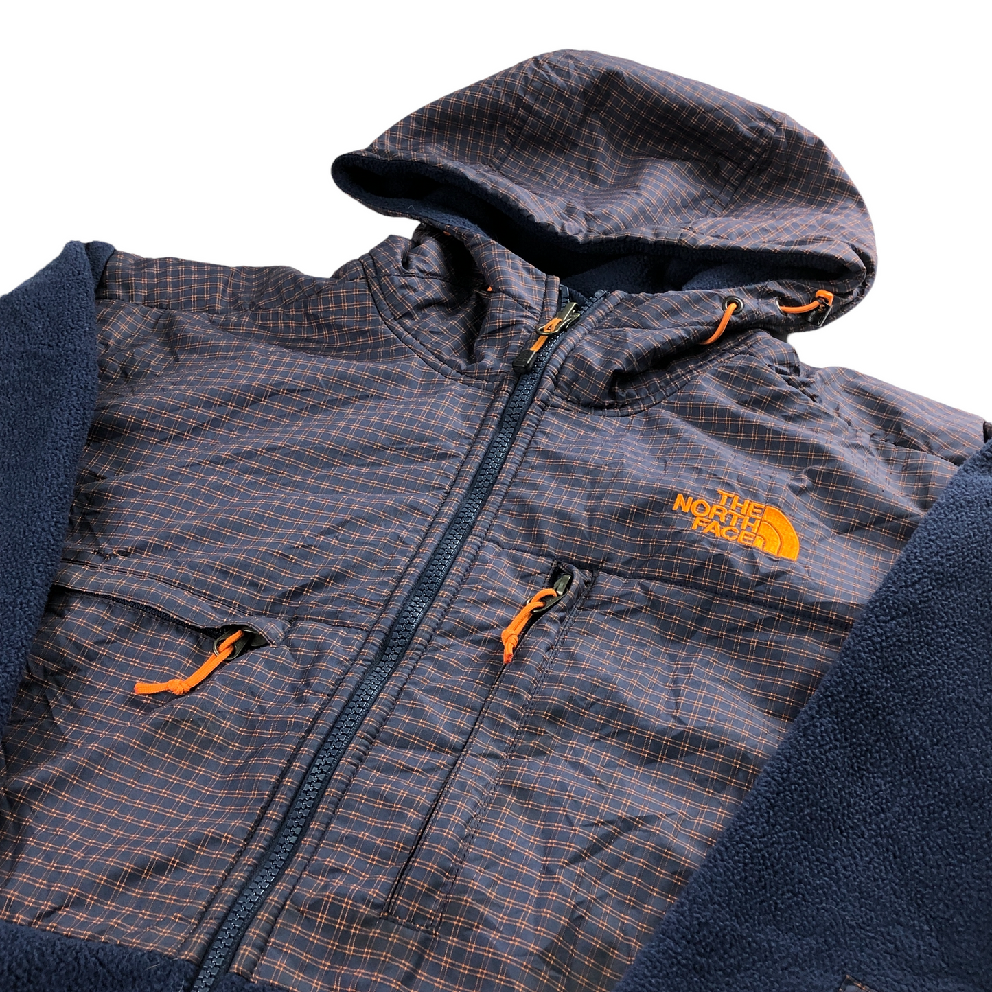 THE NORTH FACE ノースフェイス デナリ フリースジャケット フーディー フルジップ チェック
