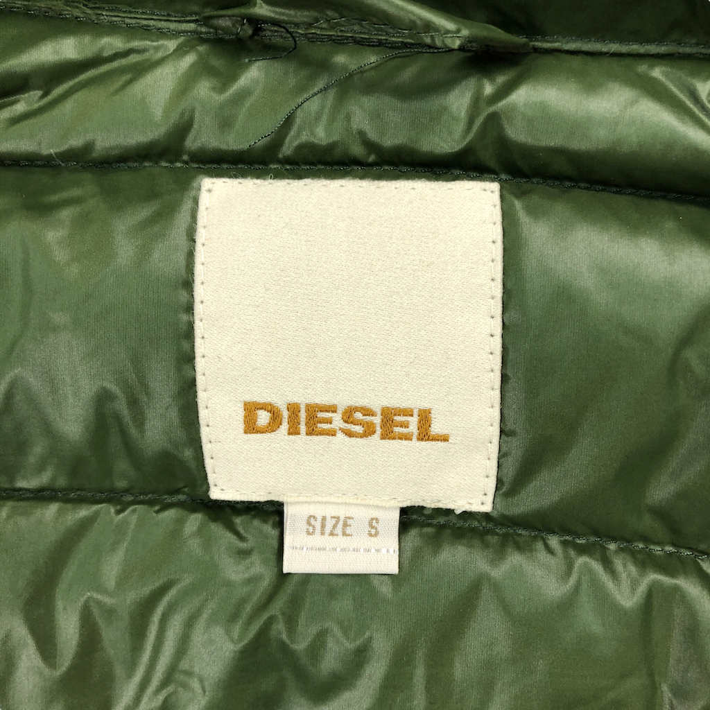 DIESEL ディーゼル 中綿ナイロンジャケット ジップアップ フルジップ