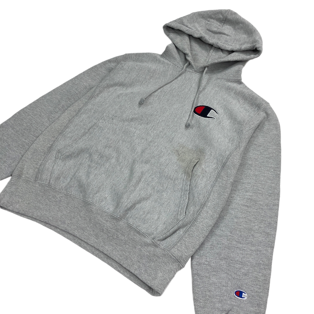Champion チャンピオン REVERSE WEAVE リバースウィーブ スウェット パーカー プルオーバー ワッペン ロゴ 長袖