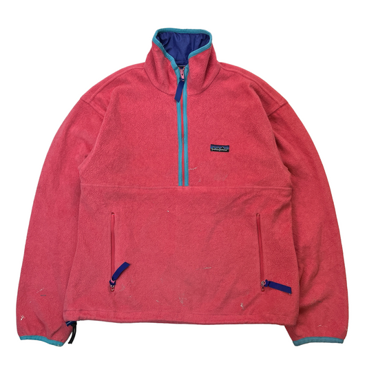 USA製 patagonia パタゴニア フリースジャケット ハーフジップ プルオーバー