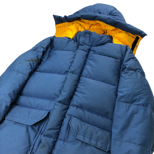 80s vintage THE NORTH FACE ノースフェイス 茶タグ BROOKS RANGE ブルックスレンジ オリジナル 初期 ダウンジャケット ジップアップ フルジップ