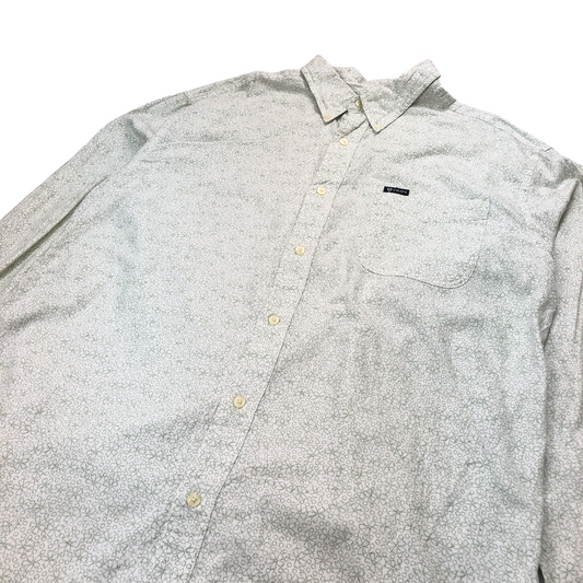 CHAPS チャップス シャツ 長袖 B.D.シャツ ボタンダウン 総柄