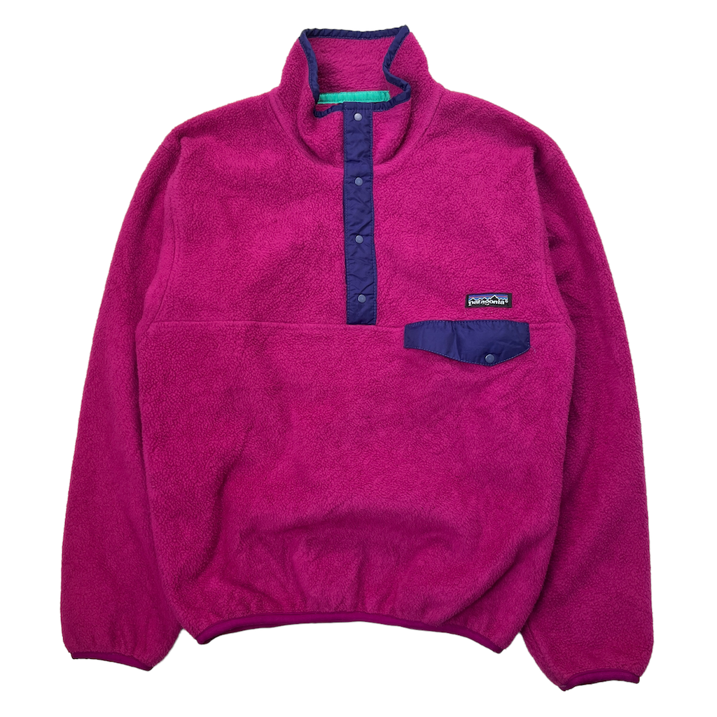 90s vintage USA製 patagonia パタゴニア スナップT プルオーバー フリース