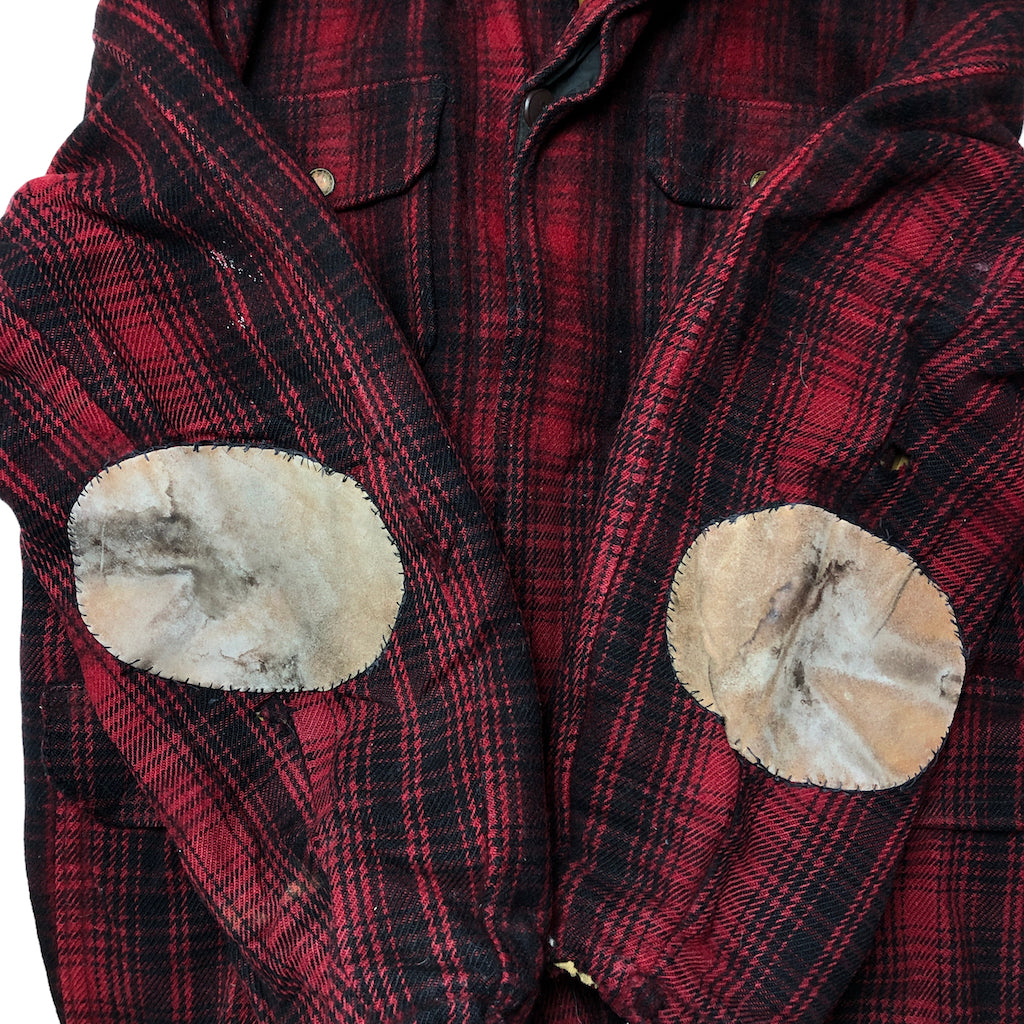 60s vintage WOOLRICH ウールリッチ ウールジャケット チェック柄 総柄