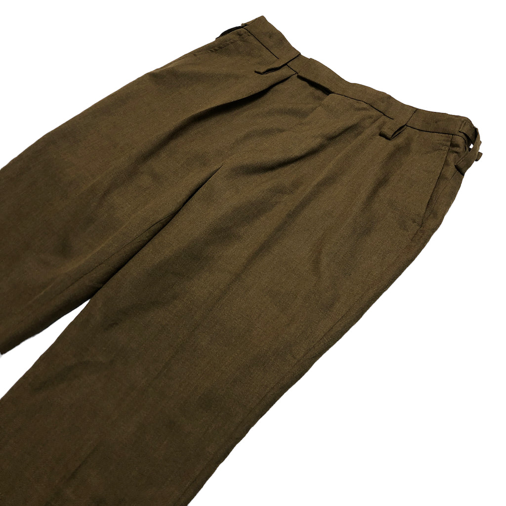 99年製 イギリス軍 ドレスパンツ ウールパンツ W96 – 【古着屋3peace 
