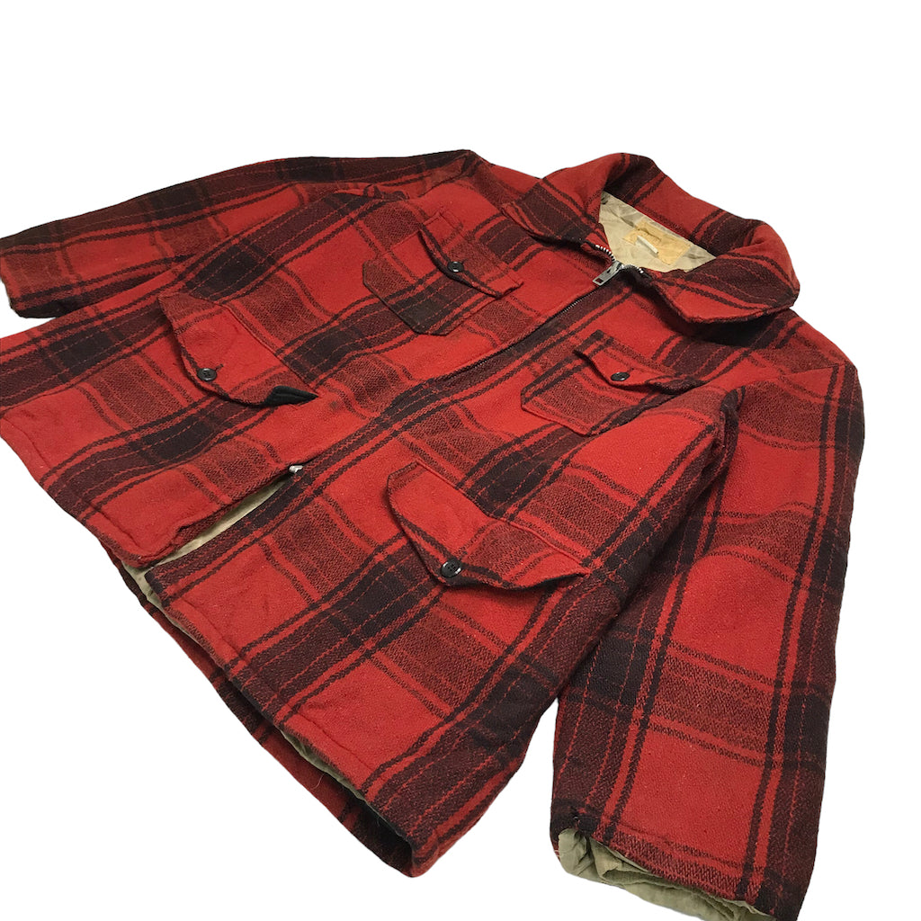 80s 90s vintage Melton メルトン ウールジャケット バッファロー 