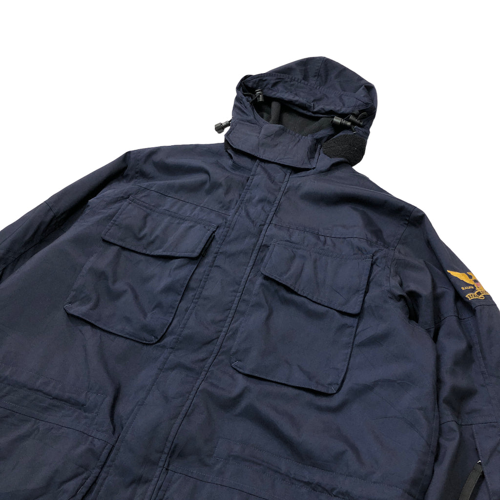 Polo by Ralph Lauren ポロバイラルフローレン ミリタリーフィールドジャケット パーカー ロング丈 フルジップ ジップアップ