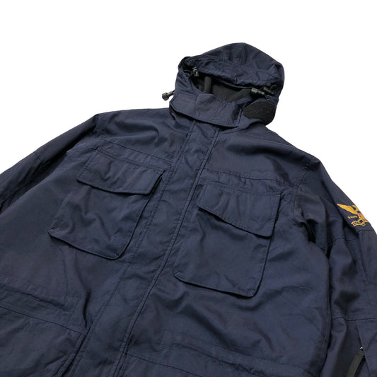 Polo by Ralph Lauren ポロバイラルフローレン ミリタリーフィールドジャケット パーカー ロング丈 フルジップ ジップアップ