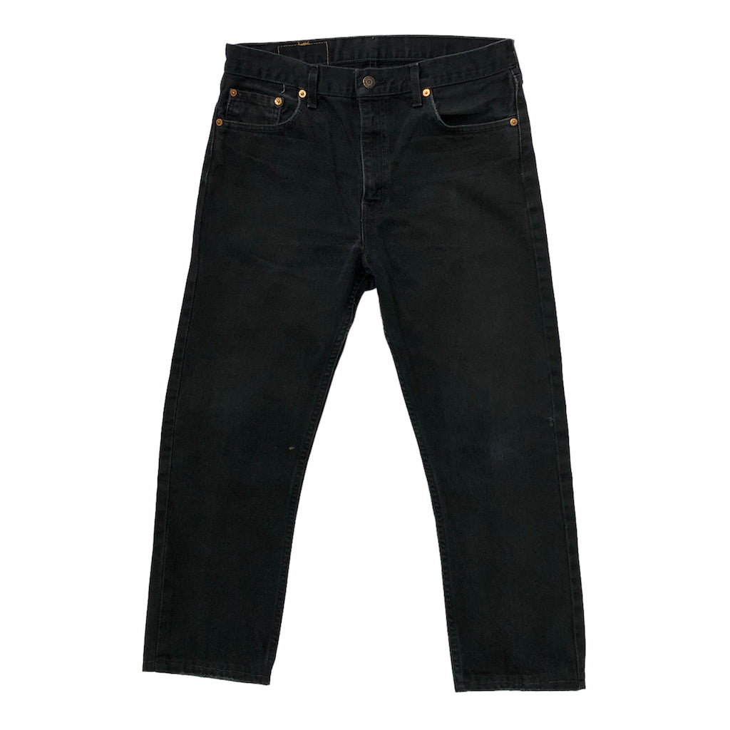 90s vintage フランス製 Levi's リーバイス 505 デニムパンツ ジーンズ ジーパン 505−0285 ブラックデニムパンツ