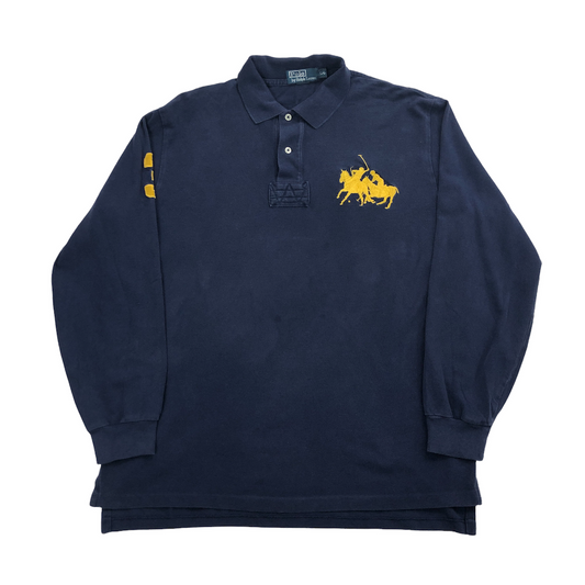 Polo by Ralph Lauren ポロバイラルフローレン ポロシャツ 長袖 刺繍ロゴ 3