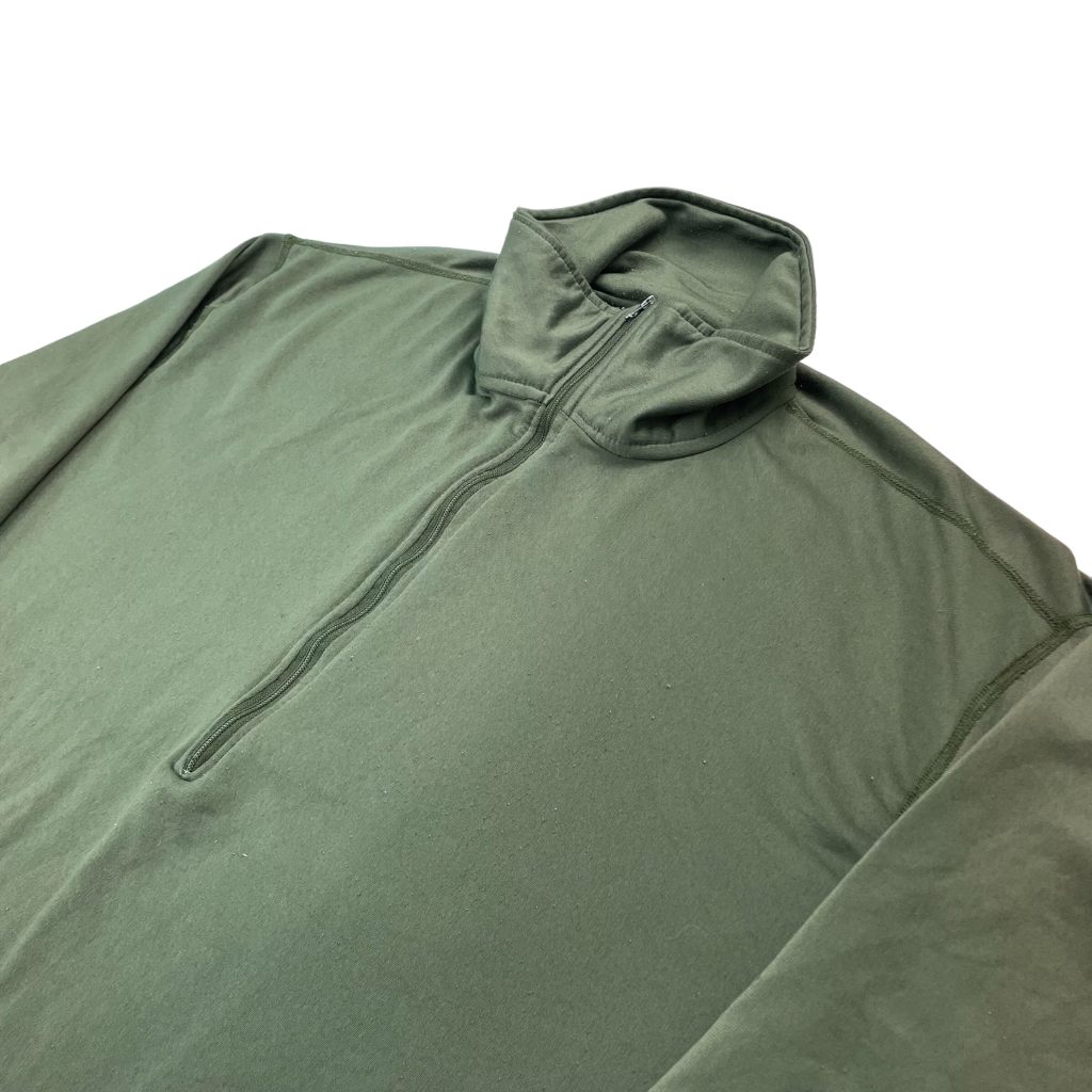 U.S.ARMY アメリカ軍 スリーピングシャツ ハーフジップ フリース プルオーバー