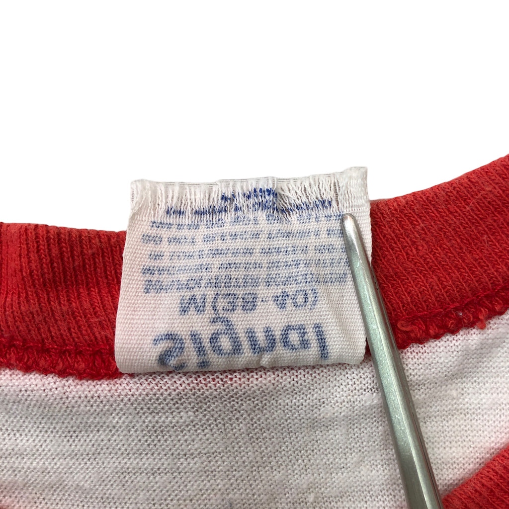 70s vintage signal シグナル INTRAMURAL ARKANSAS RECREATIONAL SPORTS プリントTシャツ 半袖 カットソー リンガーTシャツ