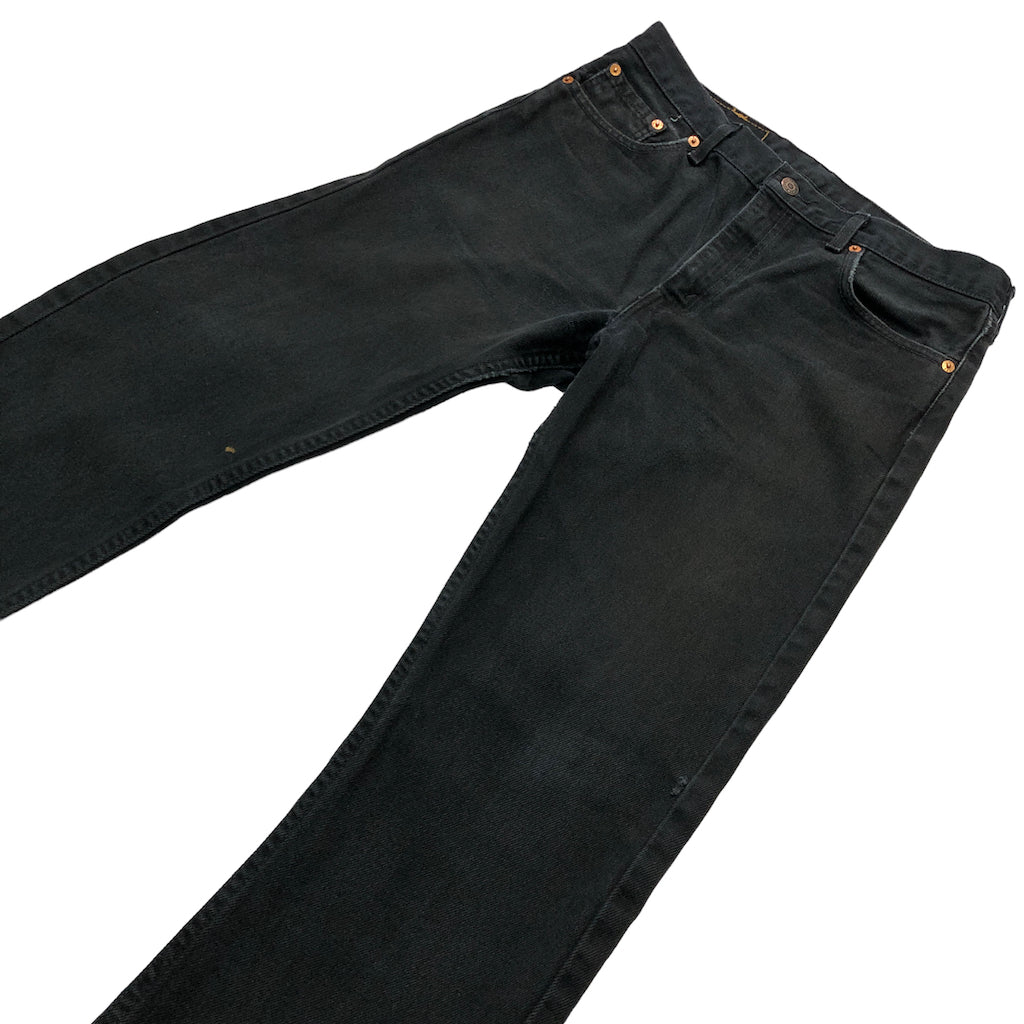 90s vintage フランス製 Levi's リーバイス 505 デニムパンツ ジーンズ ジーパン 505−0285 ブラックデニムパンツ